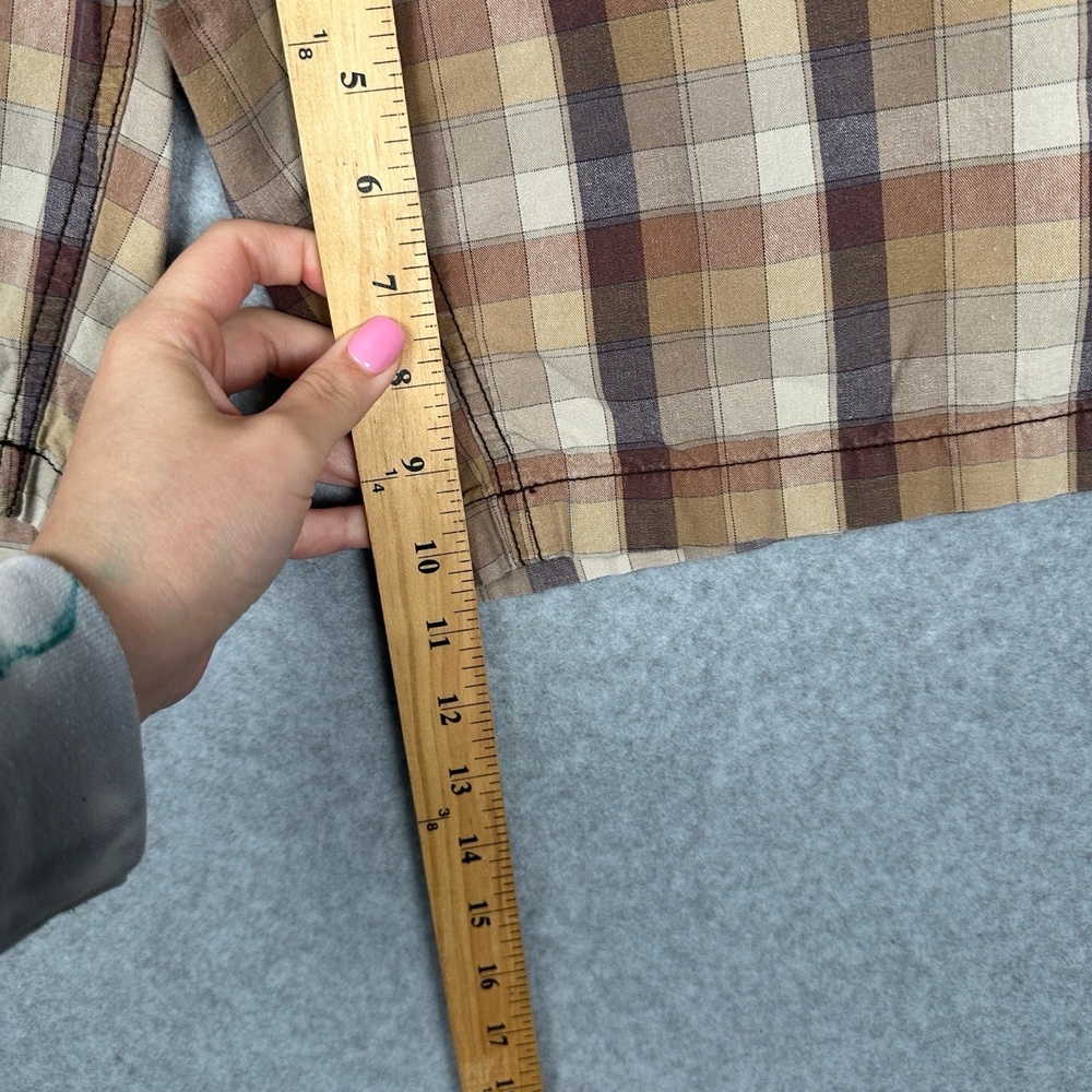 Tommy Bahama Cargo Shorts Mens‎ 42 Plaid Brown Beige Casual Utility Outdoor - Picture 10 of 14